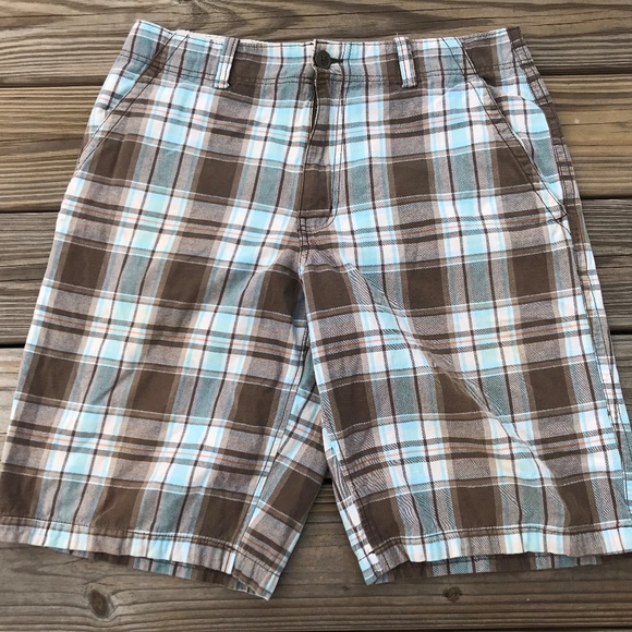 Aeropostale Other - Aeropostale Men Shorts Plaid Bermuda Side Pocket